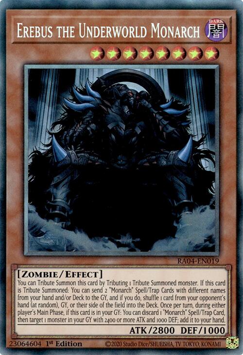 Erebus the Underworld Monarch [RA04-EN019] Prismatic Collector's Rare | Exor Games Bridgewater