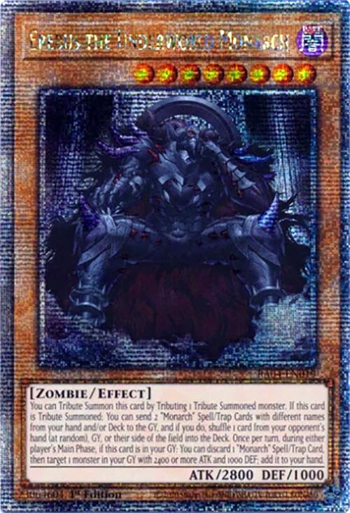 Erebus the Underworld Monarch [RA04-EN019] Quarter Century Secret Rare | Exor Games Bridgewater