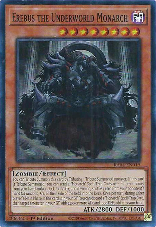 Erebus the Underworld Monarch [RA04-EN019] Super Rare | Exor Games Bridgewater