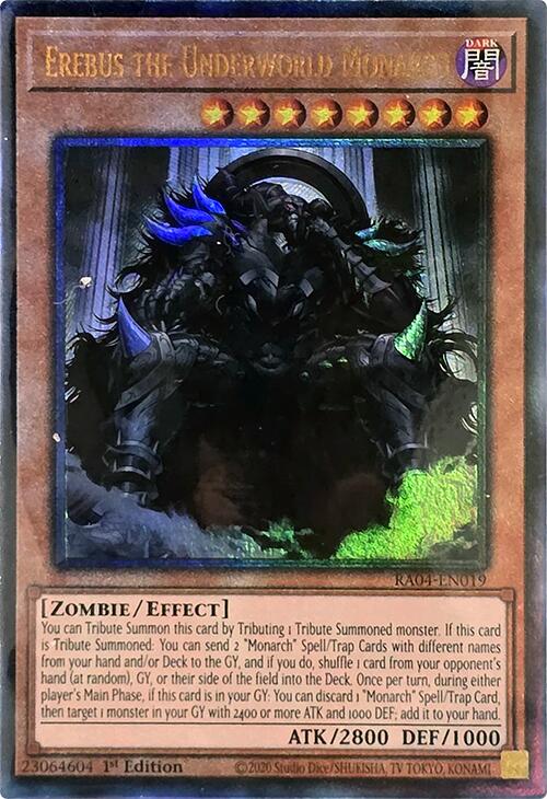 Erebus the Underworld Monarch [RA04-EN019] Prismatic Ultimate Rare | Exor Games Bridgewater