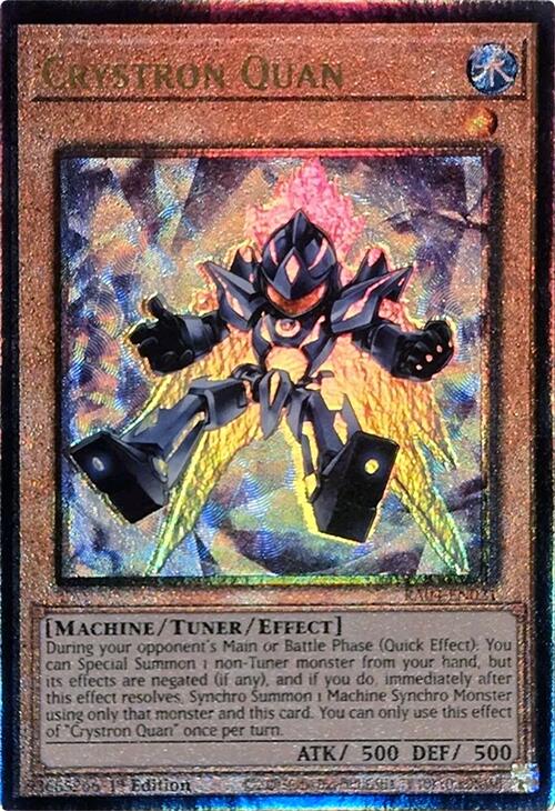 Crystron Quan [RA04-EN021] Prismatic Ultimate Rare | Exor Games Bridgewater