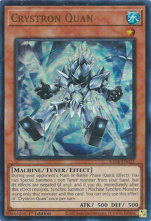 Crystron Quan [RA04-EN021] Ultra Rare | Exor Games Bridgewater