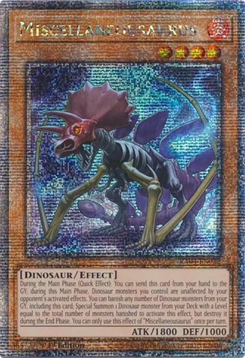 Miscellaneousaurus [RA04-EN022] Quarter Century Secret Rare | Exor Games Bridgewater
