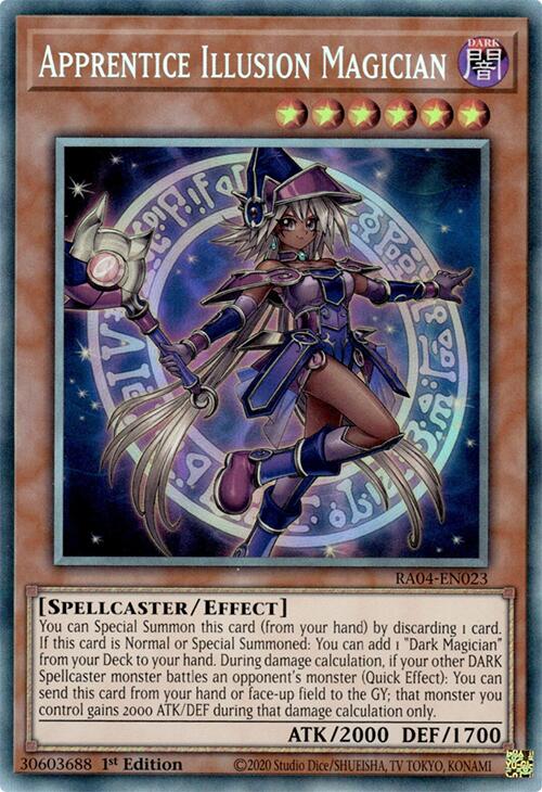 Apprentice Illusion Magician [RA04-EN023] Prismatic Collector's Rare | Exor Games Bridgewater