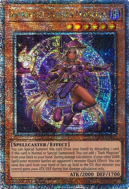 Apprentice Illusion Magician [RA04-EN023] Quarter Century Secret Rare | Exor Games Bridgewater