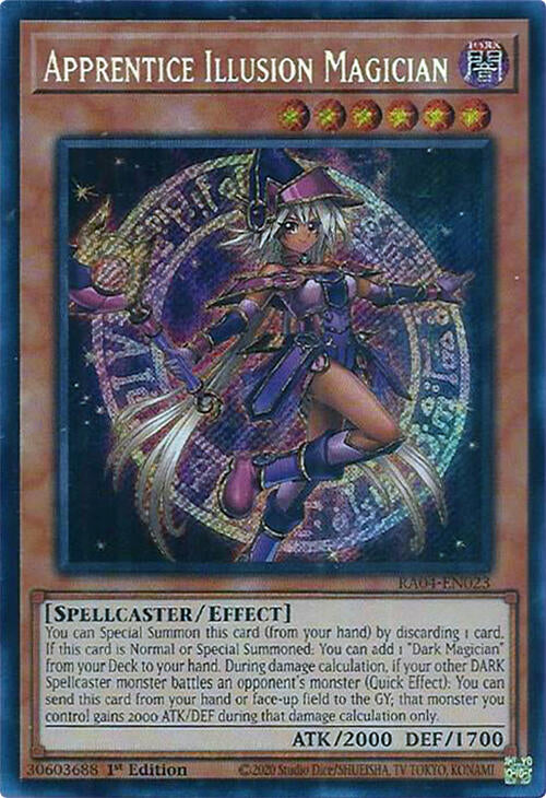 Apprentice Illusion Magician [RA04-EN023] Secret Rare | Exor Games Bridgewater