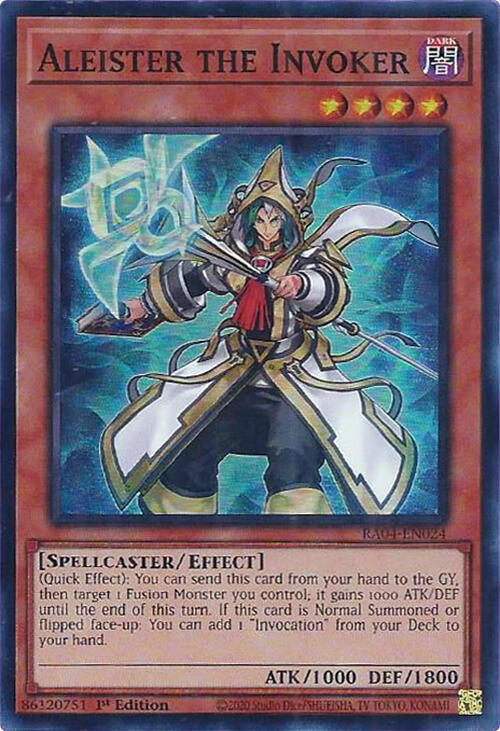 Aleister the Invoker (Alternate Art) [RA04-EN024] Super Rare | Exor Games Bridgewater