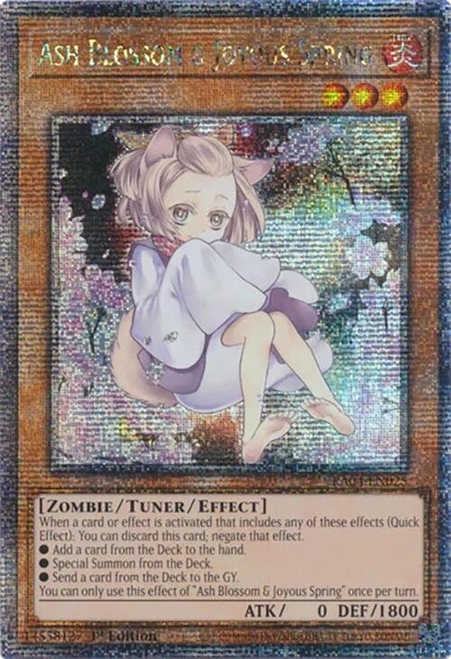 Ash Blossom & Joyous Spring (Alternate Art) [RA04-EN025] Quarter Century Secret Rare | Exor Games Bridgewater