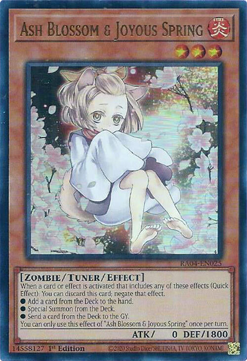 Ash Blossom & Joyous Spring (Alternate Art) [RA04-EN025] Ultra Rare | Exor Games Bridgewater