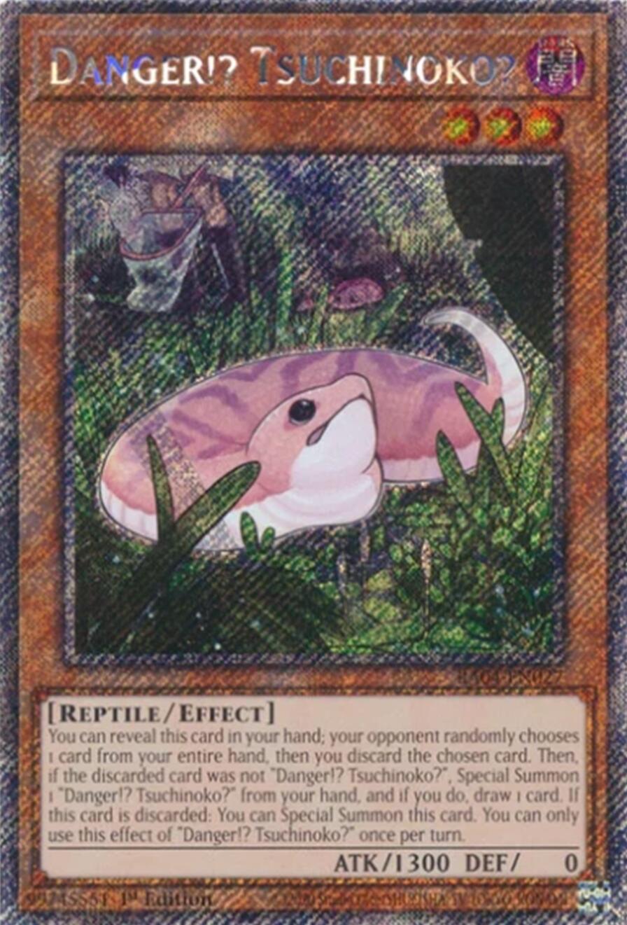 Danger!? Tsuchinoko? [RA04-EN027] Platinum Secret Rare | Exor Games Bridgewater