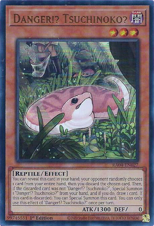 Danger!? Tsuchinoko? [RA04-EN027] Ultra Rare | Exor Games Bridgewater