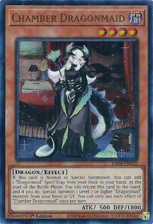 Chamber Dragonmaid [RA04-EN032] Ultra Rare | Exor Games Bridgewater