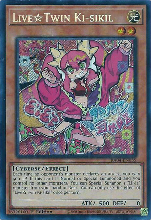 LiveTwin Ki-sikil [RA04-EN035] Secret Rare | Exor Games Bridgewater