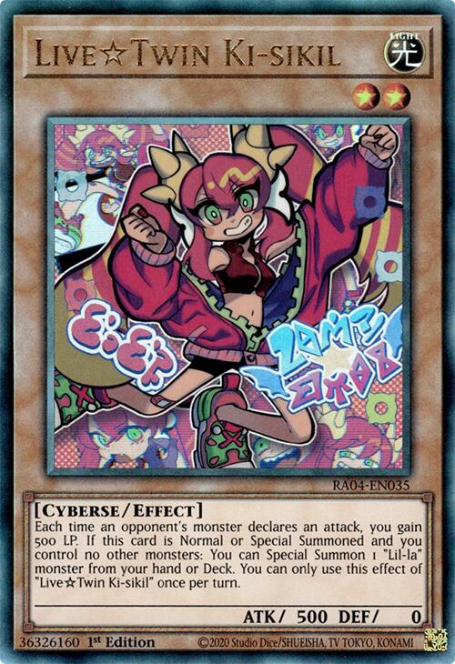 LiveTwin Ki-sikil [RA04-EN035] Prismatic Ultimate Rare | Exor Games Bridgewater