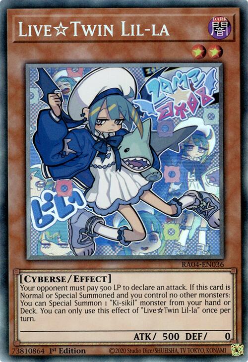 LiveTwin Lil-la [RA04-EN036] Prismatic Collector's Rare | Exor Games Bridgewater