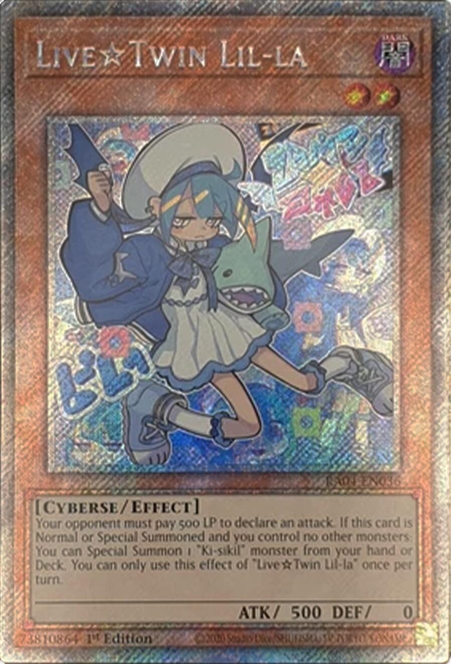 LiveTwin Lil-la [RA04-EN036] Platinum Secret Rare | Exor Games Bridgewater