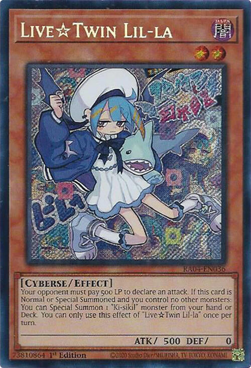 LiveTwin Lil-la [RA04-EN036] Secret Rare | Exor Games Bridgewater
