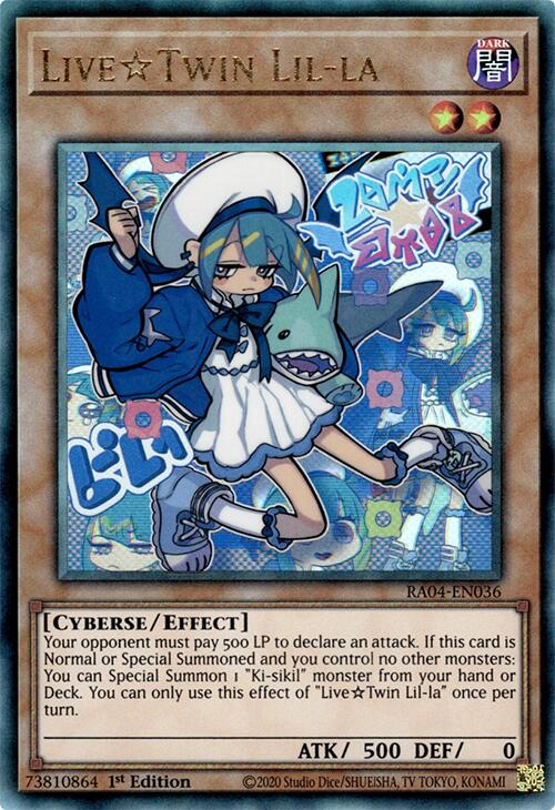 LiveTwin Lil-la [RA04-EN036] Prismatic Ultimate Rare | Exor Games Bridgewater