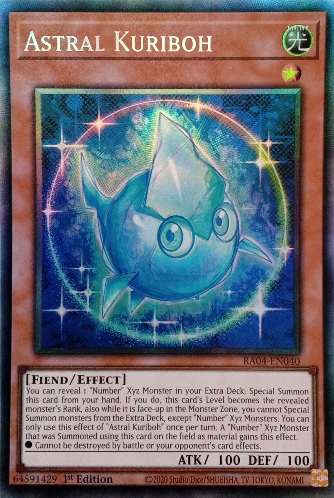 Astral Kuriboh [RA04-EN040] Prismatic Collector's Rare | Exor Games Bridgewater