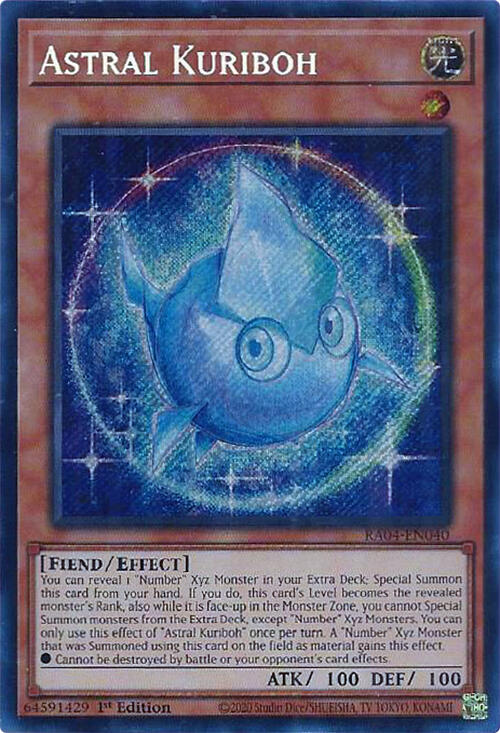 Astral Kuriboh [RA04-EN040] Secret Rare | Exor Games Bridgewater
