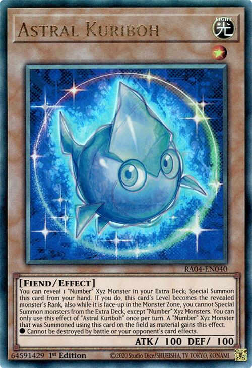 Astral Kuriboh [RA04-EN040] Prismatic Ultimate Rare | Exor Games Bridgewater