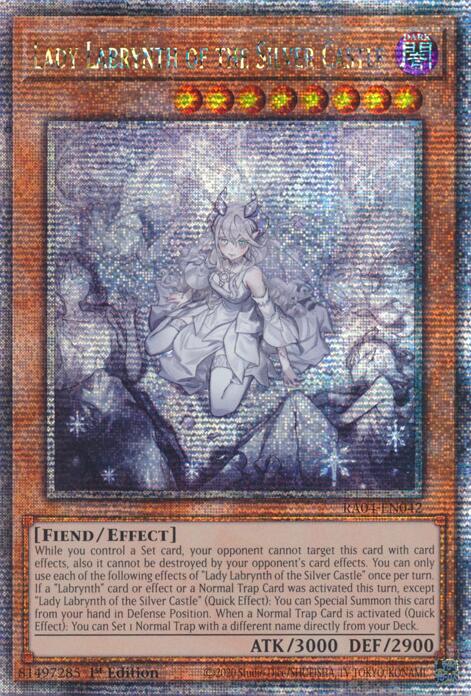 Lady Labrynth of the Silver Castle (New Art) [RA04-EN042] Quarter Century Secret Rare | Exor Games Bridgewater