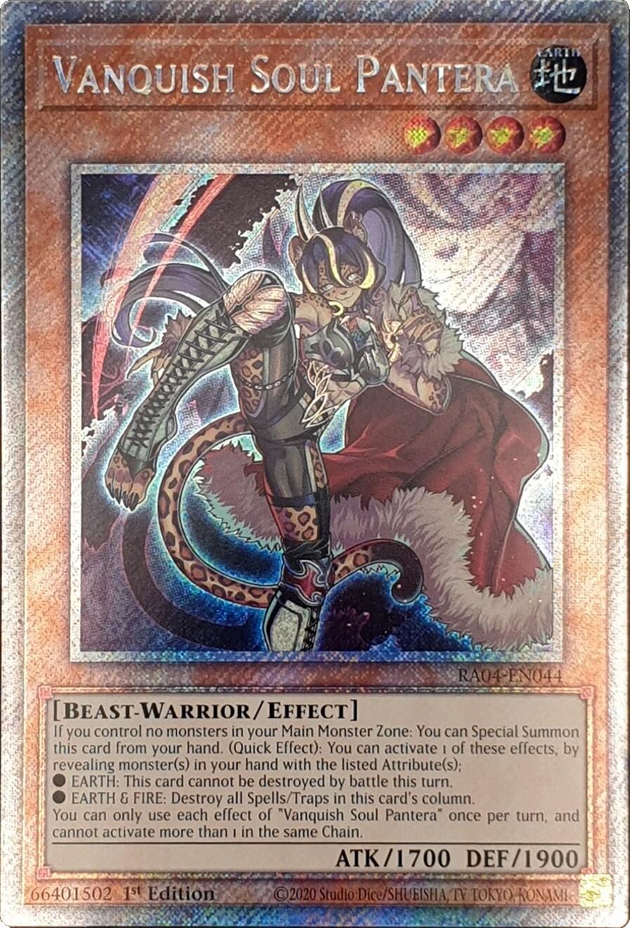 Vanquish Soul Pantera [RA04-EN044] Platinum Secret Rare | Exor Games Bridgewater