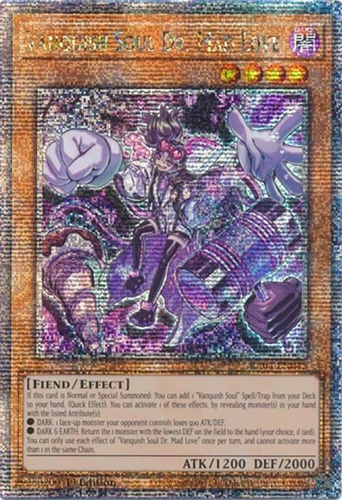 Vanquish Soul Dr. Mad Love [RA04-EN045] Quarter Century Secret Rare | Exor Games Bridgewater