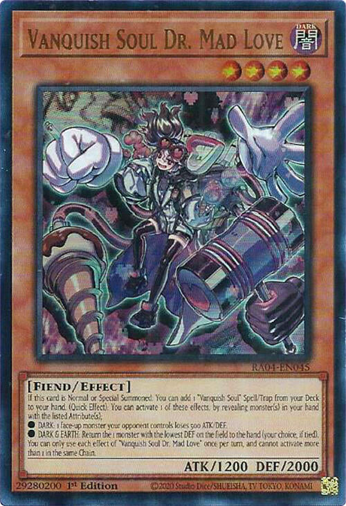 Vanquish Soul Dr. Mad Love [RA04-EN045] Ultra Rare | Exor Games Bridgewater