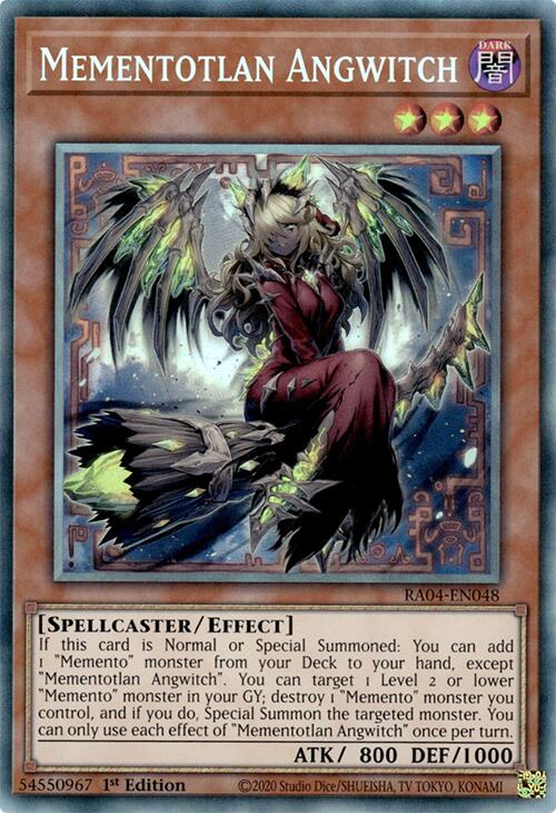 Mementotlan Angwitch [RA04-EN048] Prismatic Collector's Rare | Exor Games Bridgewater