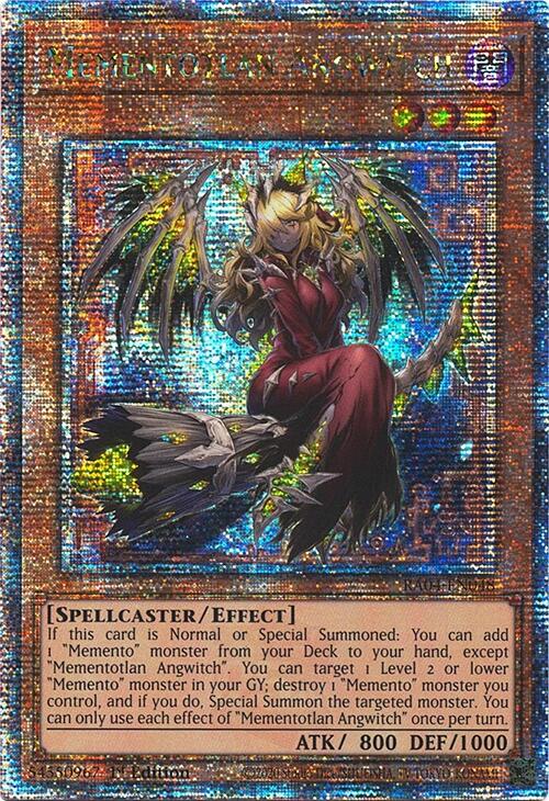 Mementotlan Angwitch [RA04-EN048] Quarter Century Secret Rare | Exor Games Bridgewater