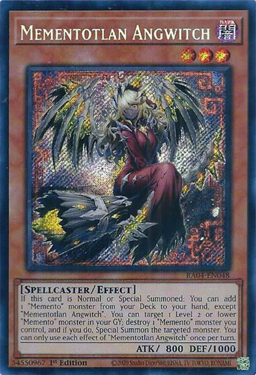 Mementotlan Angwitch [RA04-EN048] Secret Rare | Exor Games Bridgewater
