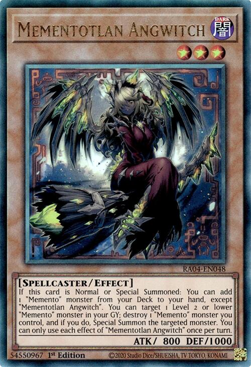 Mementotlan Angwitch [RA04-EN048] Prismatic Ultimate Rare | Exor Games Bridgewater