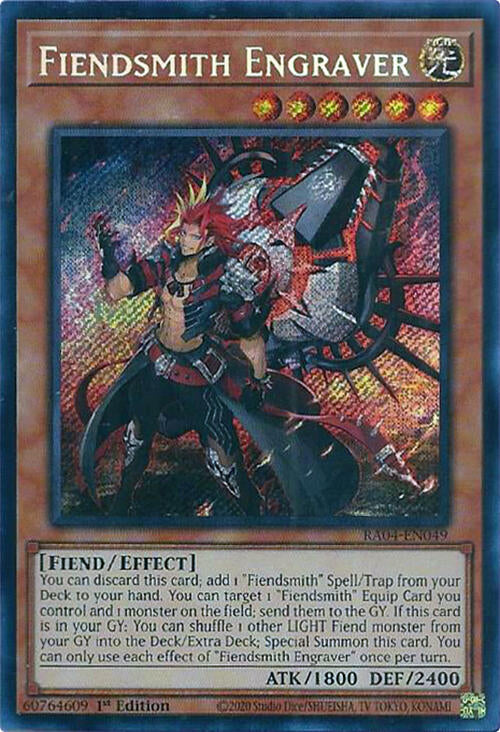 Fiendsmith Engraver [RA04-EN049] Secret Rare | Exor Games Bridgewater