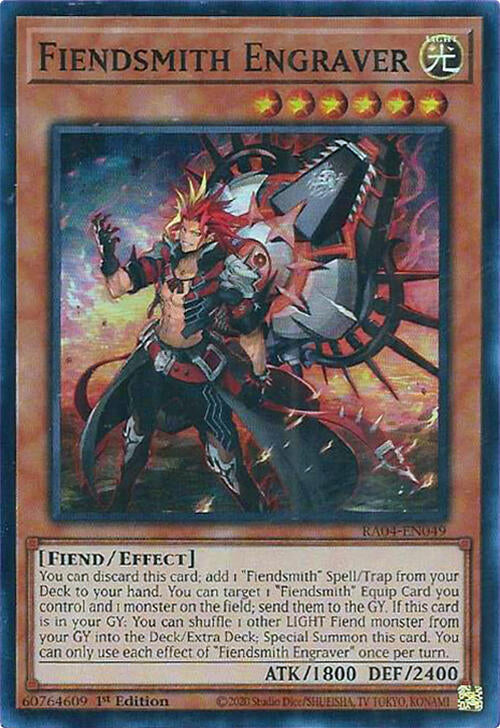 Fiendsmith Engraver [RA04-EN049] Super Rare | Exor Games Bridgewater