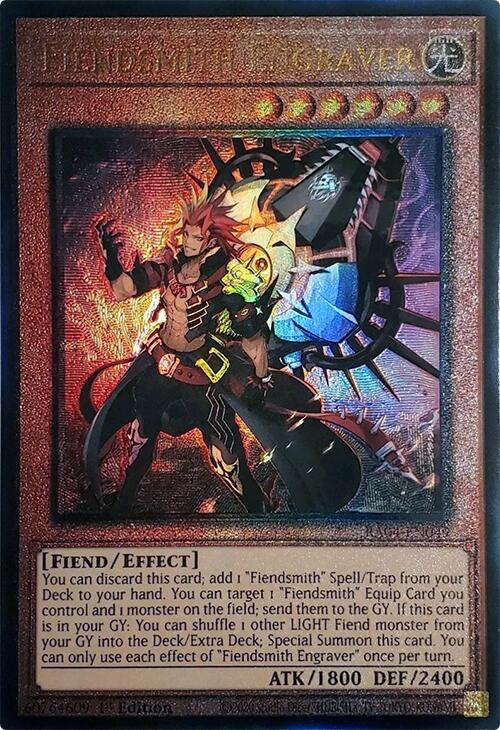 Fiendsmith Engraver [RA04-EN049] Prismatic Ultimate Rare | Exor Games Bridgewater