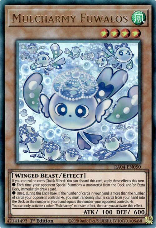 Mulcharmy Fuwalos [RA04-EN050] Prismatic Ultimate Rare | Exor Games Bridgewater