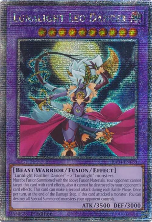 Lunalight Leo Dancer [RA04-EN053] Quarter Century Secret Rare | Exor Games Bridgewater