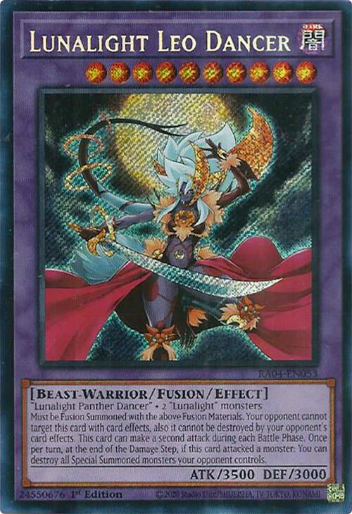 Lunalight Leo Dancer [RA04-EN053] Secret Rare | Exor Games Bridgewater