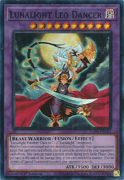 Lunalight Leo Dancer [RA04-EN053] Super Rare | Exor Games Bridgewater