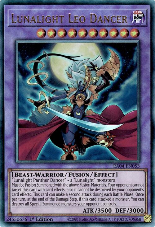 Lunalight Leo Dancer [RA04-EN053] Prismatic Ultimate Rare | Exor Games Bridgewater