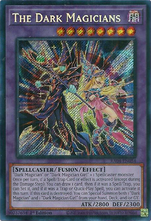 The Dark Magicians [RA04-EN054] Secret Rare | Exor Games Bridgewater