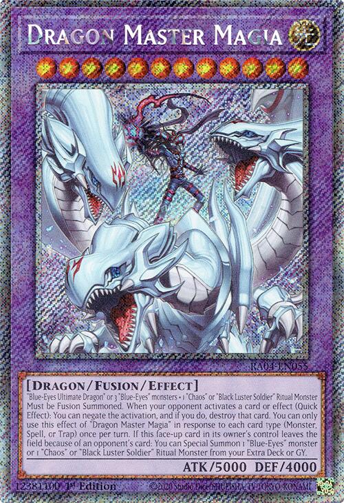 Dragon Master Magia [RA04-EN055] Platinum Secret Rare | Exor Games Bridgewater