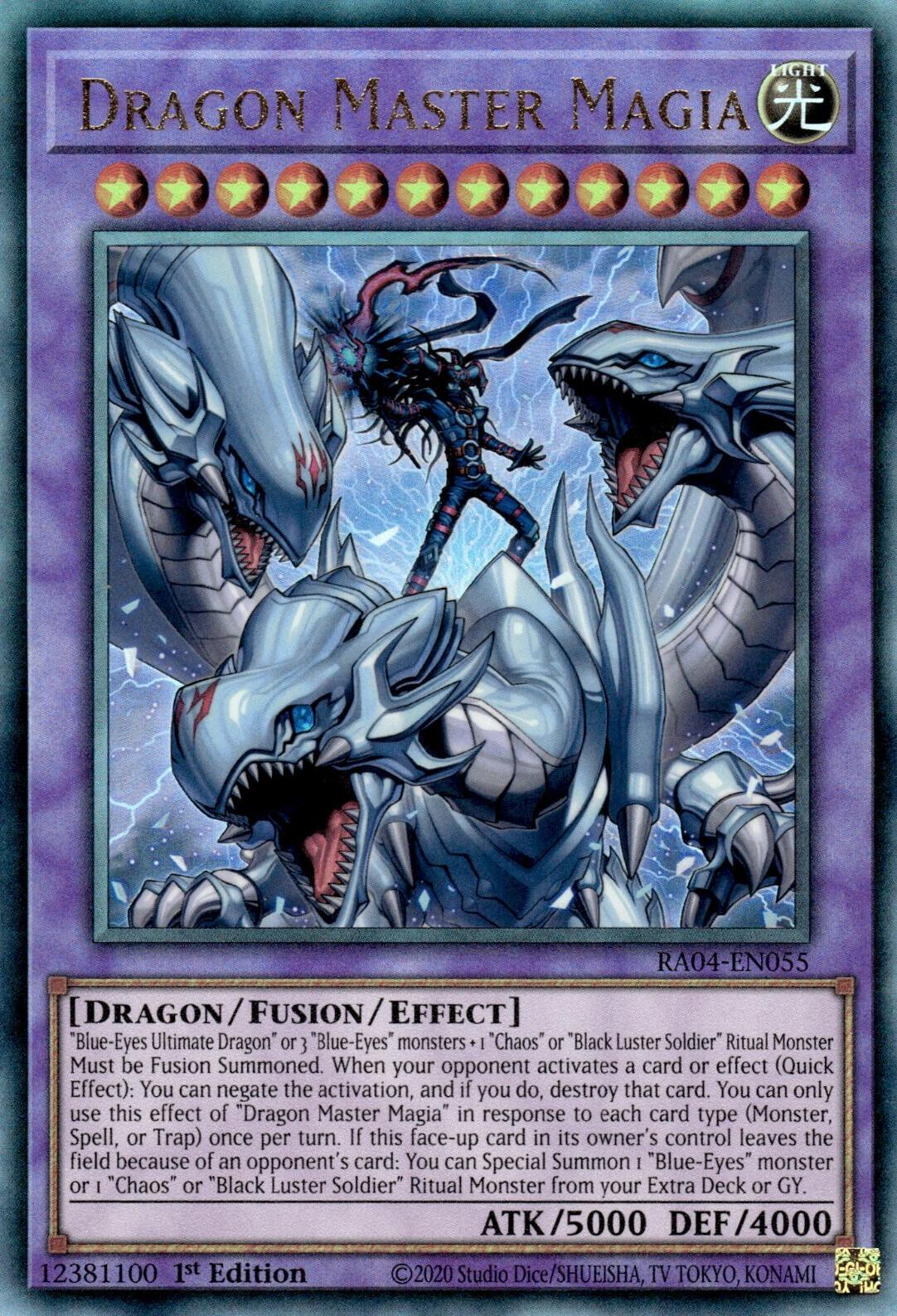 Dragon Master Magia [RA04-EN055] Prismatic Ultimate Rare | Exor Games Bridgewater