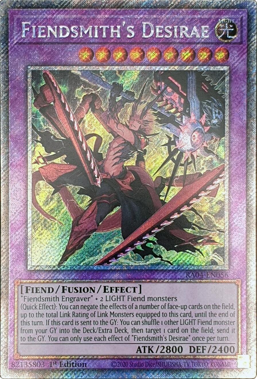 Fiendsmith's Desirae [RA04-EN056] Platinum Secret Rare | Exor Games Bridgewater