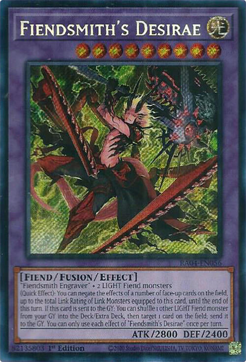Fiendsmith's Desirae [RA04-EN056] Secret Rare | Exor Games Bridgewater