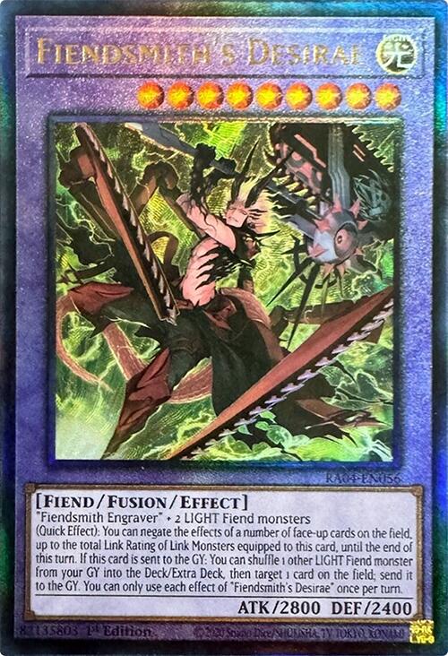 Fiendsmith's Desirae [RA04-EN056] Prismatic Ultimate Rare | Exor Games Bridgewater