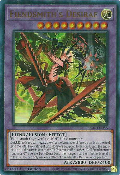 Fiendsmith's Desirae [RA04-EN056] Ultra Rare | Exor Games Bridgewater
