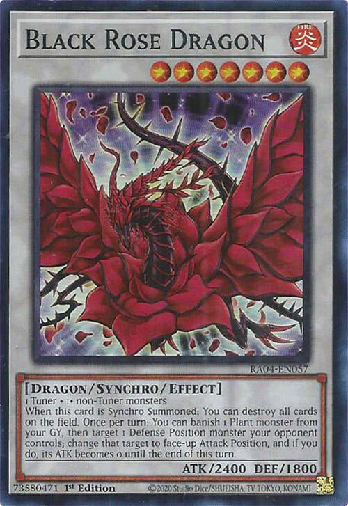 Black Rose Dragon [RA04-EN057] Super Rare | Exor Games Bridgewater
