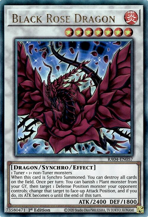 Black Rose Dragon [RA04-EN057] Prismatic Ultimate Rare | Exor Games Bridgewater